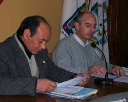 hcd-interior3 José Rognone y Elio Miranda, secretario y presidente, respectivamente, del HCD.