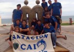 El grupo del CAIDE que viajó a Miramar para el Provincial.