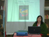 Adriana Anzolin presentó su libro “Lazos verdes”.