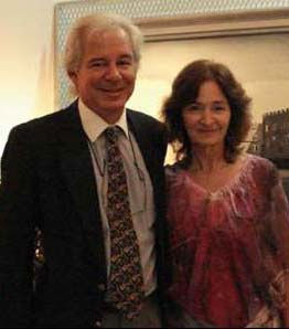 Diego Berthier y Juana Nutkiewicz, responsables de la galería.
