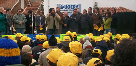 Gerardo Martínez subrayó su respaldo al modelo económico nacional.