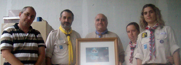 El Grupo Scout "Sagrada Familia de Belén" se sumó a esta aventura por el Bicentenario.