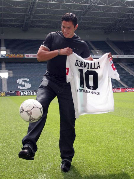 Bobadilla, en su presentación en el Borussia alemán.