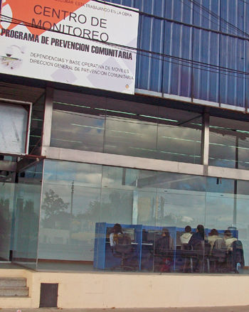 El Centro de Monitoreo, en Colectora Este y Estrada.