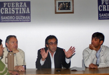 Guzmán encabezó este miércoles a la noche un plenario del Consejo de Partido del PJ.