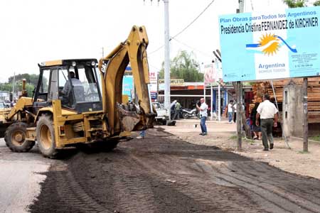 El avance de obra es del 82%, según expresaron los funcionarios tras la recorrida. El avance de obra es del 82%, según expresaron los funcionarios tras la recorrida.