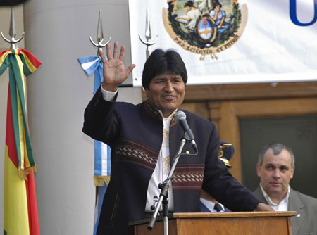 Evo Morales visitará por primera vez el partido de Escobar.