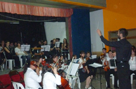 Las orquestas compartieron el cierre de la velada.