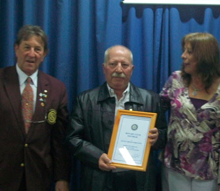 Juan Carlos Parlatto fue premiado por su trayectoria institucional.