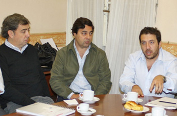 El jefe de Gabinete, Walter Blanco, encabezó el desayuno de trabajo.