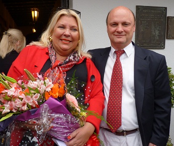 Carrió y Butori, una foto inesperada.