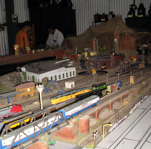 Más de 100 trenes en miniatura fueron expuestos en el Museo.