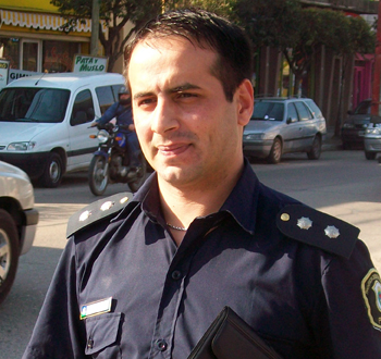 El inspector Daniel Córdoba había salvado providencialmente la vida de la nena.