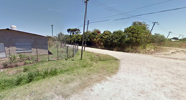 La esquina de Patricias Mendocinas y Formosa, donde fue arrojado el recién nacido.