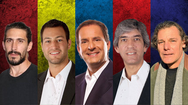 A debatir. Manghi (FIT), Costa (Cambiemos), Sujarchuk (FPV), Carranza (FR) y Ros (Progresistas) se reunirán a discutir ideas dos semanas antes de las elecciones.