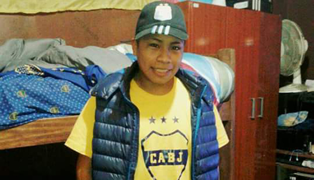 Víctima. Hugo Cardozo tenía 18 años, hacía changas como techista y era fanático del Club Boca Juniors.