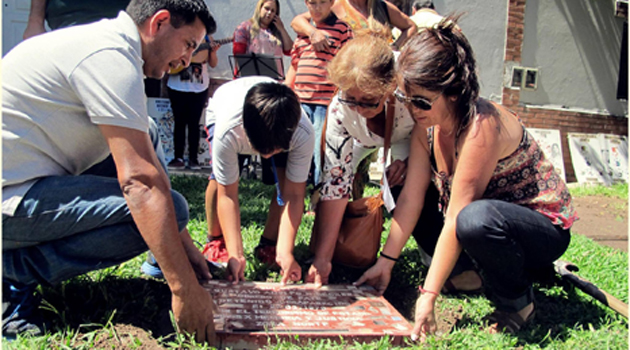 Baldosa para la memoria