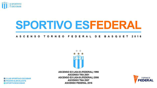El afiche. Horas después de lograr el ascenso, Sportivo festejó con un afiche en las redes sociales.