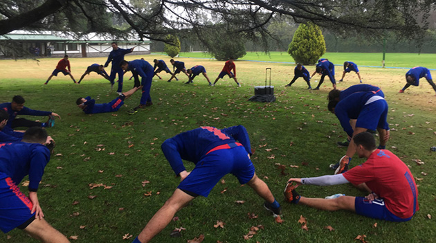 De vuelta al ruedo. El Matador está realizando la primera parte de la pretemporada en la quinta de Fernando Marín.