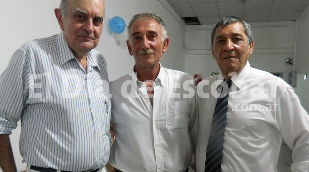 Referentes. Alberto Asseff, Luis "Beto" Rodríguez y Hugo Juárez.